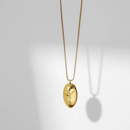 Длинное дизайнерское ожерелье, коллекция 2023, легкий роскошный стиль, популярно в интернете, не выцветает, тренд сезона