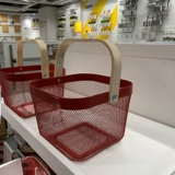 Ikea, портативная металлическая корзина для хранения, система хранения