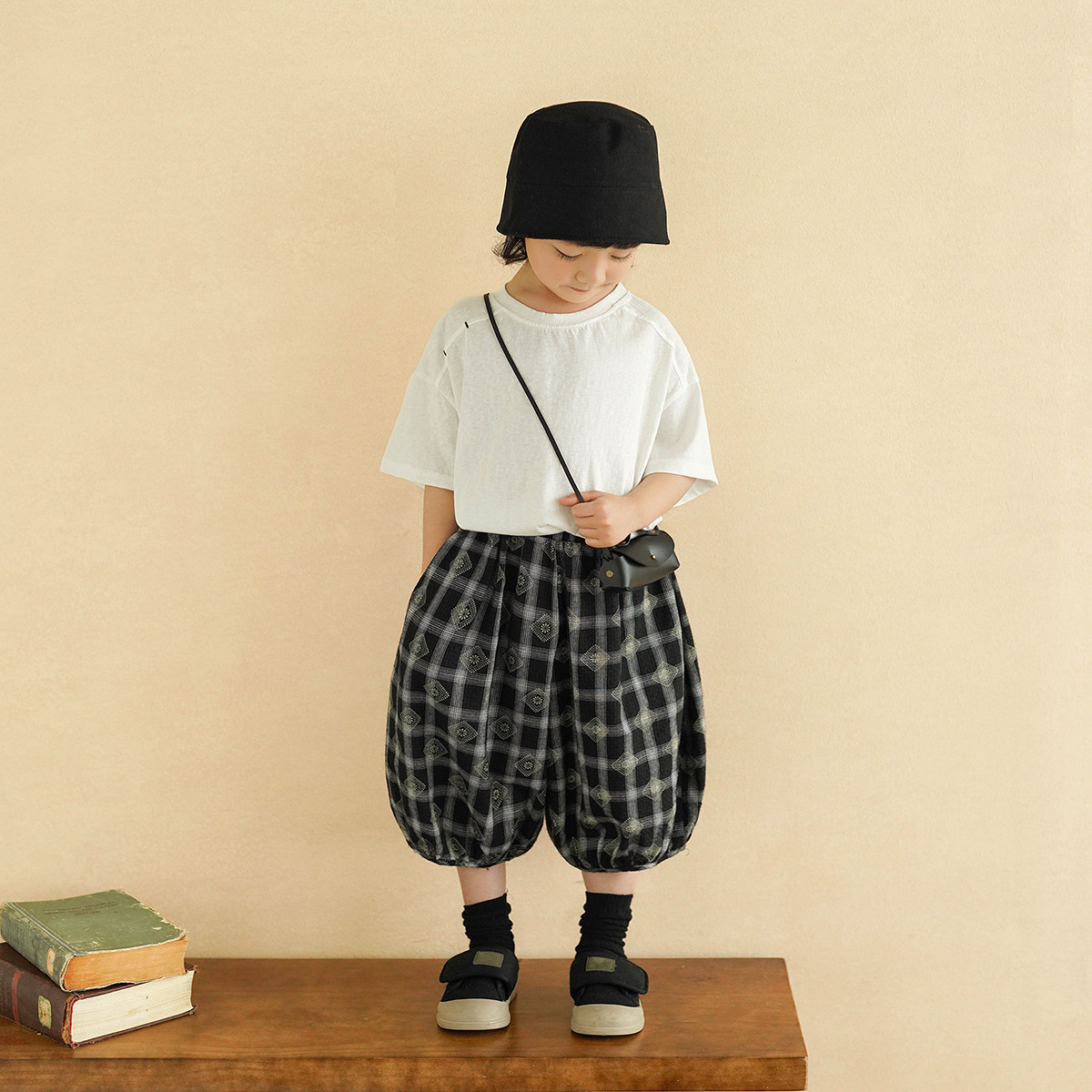 砚台家男童纯棉短袖T恤2025夏装新款儿童刺绣体恤男宝宝休闲上衣,淘宝优惠券,粉丝福利购,淘宝优惠卷