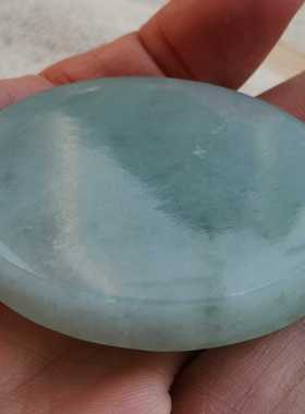 A货翡翠挂坠平安扣项链无事牌