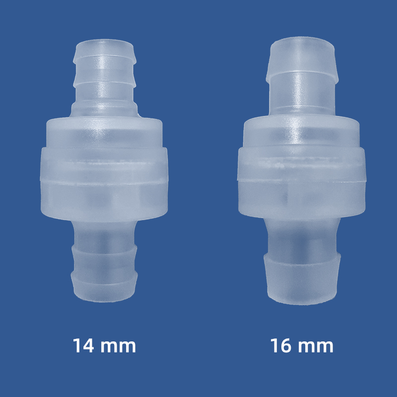 塑料单向阀空调止回阀逆止阀防止回流阀门10mm12mm14mm16mmPP塑料-图0