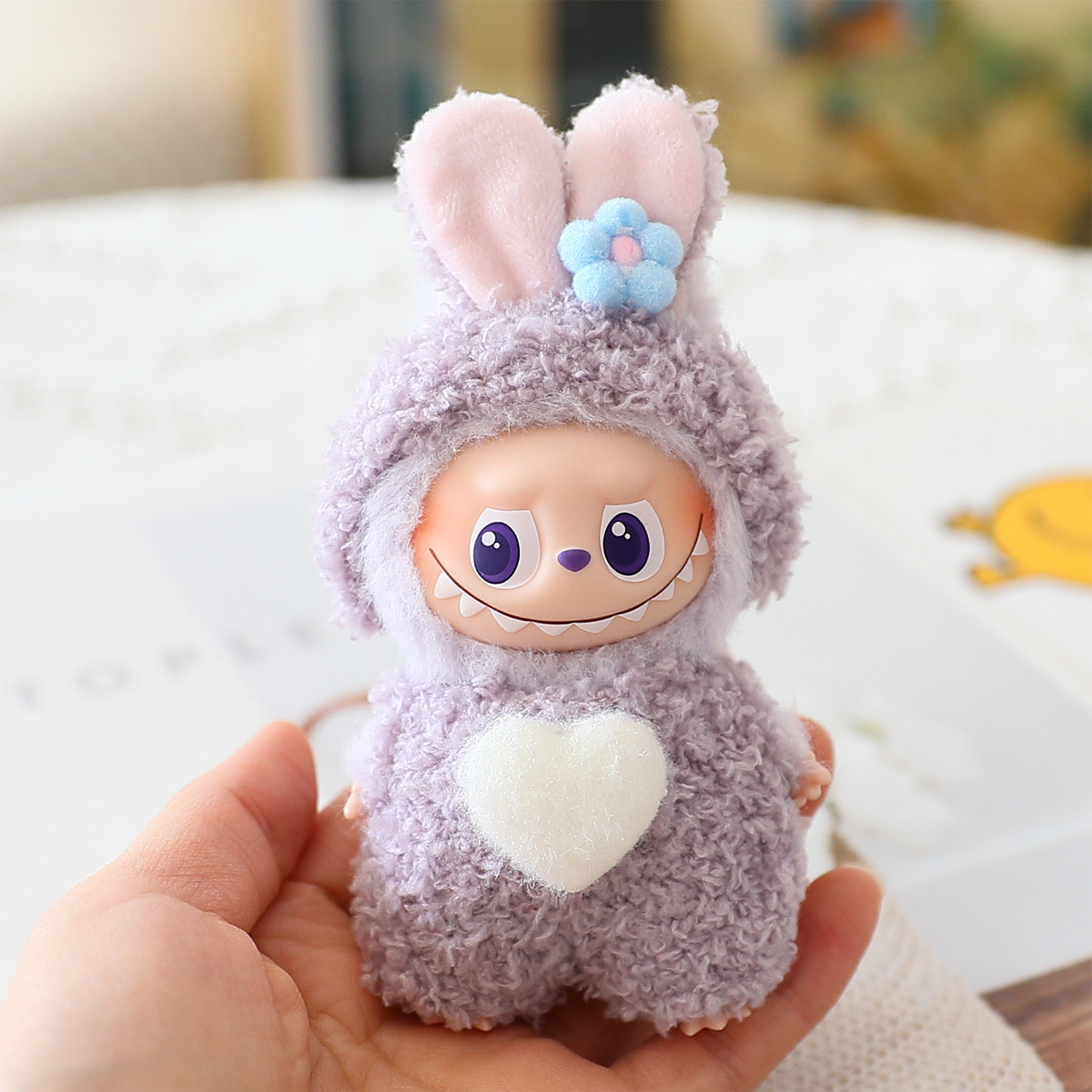 4代Labubu动物毛绒衣服心底密码10cm迷你款拉布布娃衣着替换装萌,淘宝优惠券,粉丝福利购,淘宝优惠卷