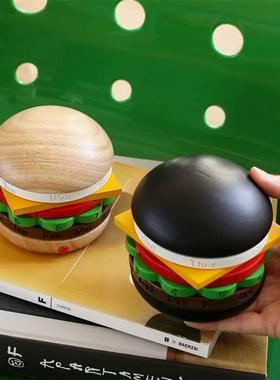 时来运转汉堡创意礼物可旋转的日历卧室摆件送男女朋友的生日礼物