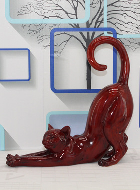 现代简约抽象树脂客厅电视柜摆件