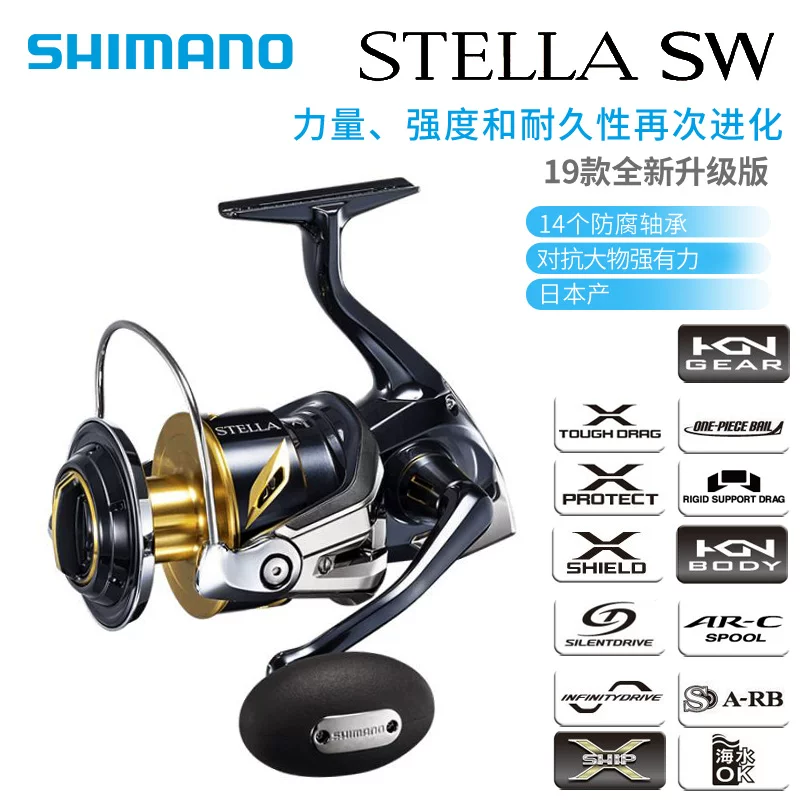 SHIMANO 25 STELLA SW Штиль спиннинговая катушка морская удочка рыболовный барабан приманка рыболовная катушка