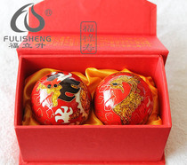 Jingtai Blue Dragon Fengqiu Baoding Iron Ball presented with auspicious wedding gifts to give elders gift giving gifts to colleagues to bring gift boxes