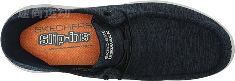 Skechers Gowalk Max一脚蹬男运动休闲步行透气减震免提布面船鞋,淘宝优惠券,粉丝福利购,淘宝优惠卷