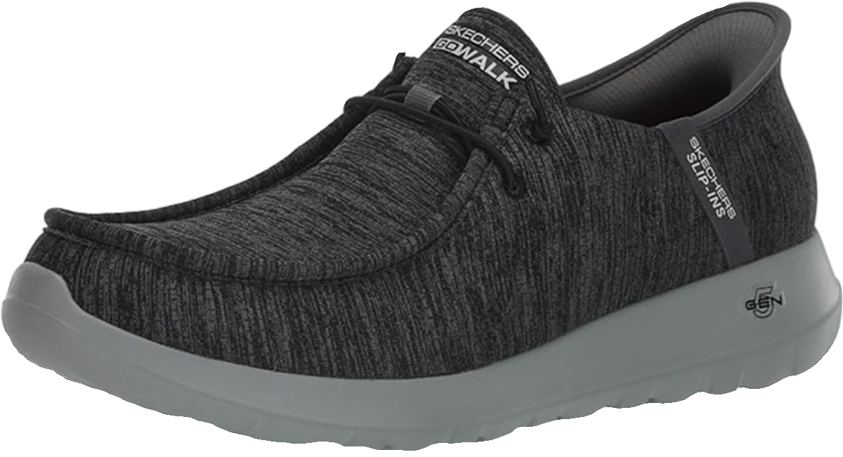 Skechers Gowalk Max一脚蹬男运动休闲步行透气减震免提布面船鞋,淘宝优惠券,粉丝福利购,淘宝优惠卷