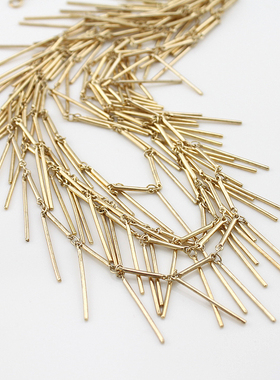 欧美复古夸张多层冷淡风吊坠项链