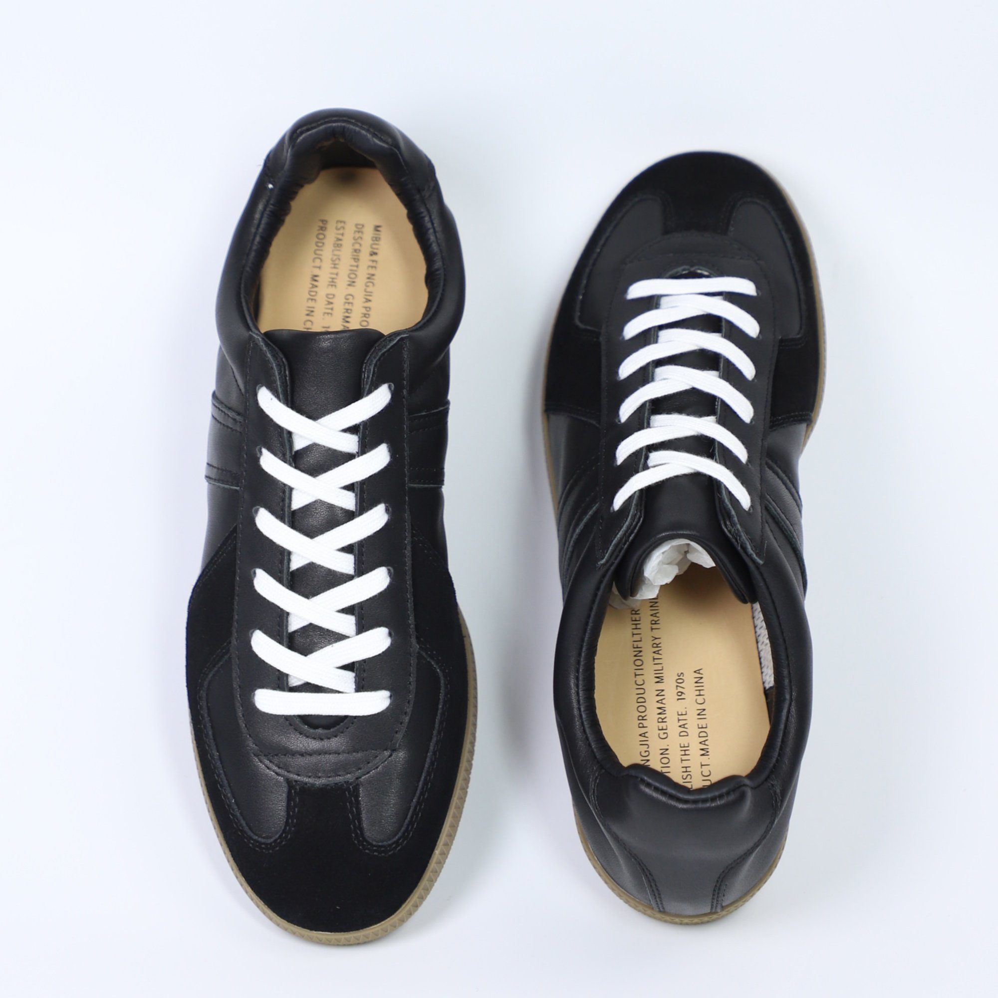 清库/微瑕/真皮德训鞋春秋牛皮休闲鞋男女情侣板鞋百搭运动鞋增高,淘宝优惠券,粉丝福利购,淘宝优惠卷