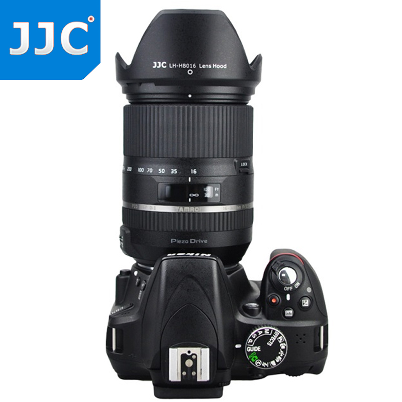 JJC腾龙HB016遮光罩 Tamron 16-300mm遮光罩 67mm卡口反扣B016-图1