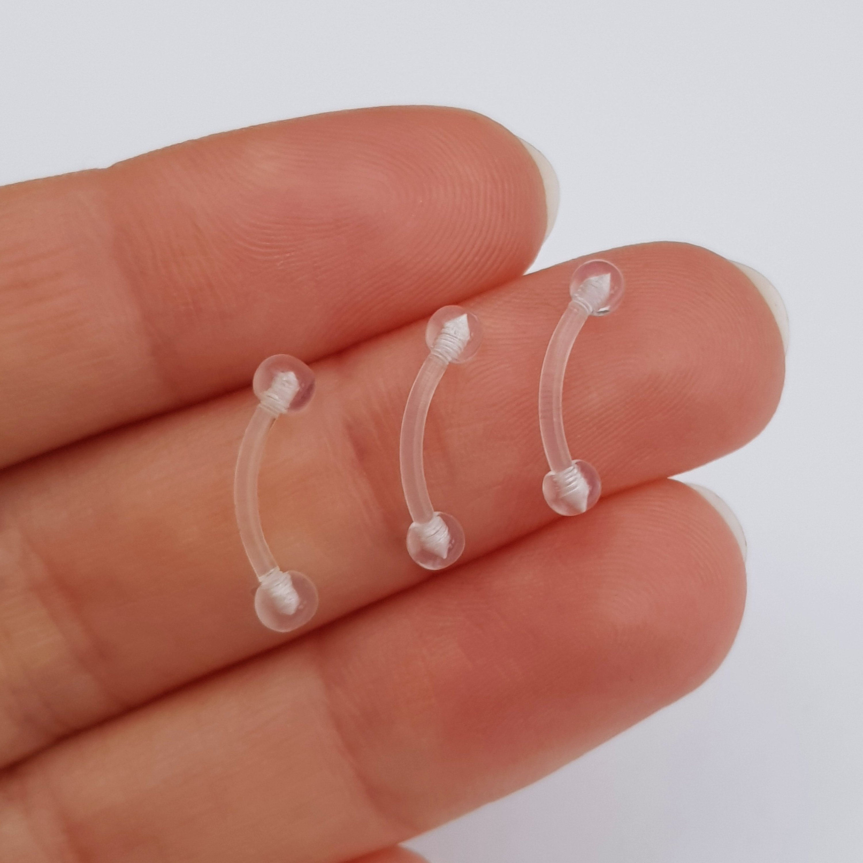 硅胶防过敏舌钉棍安检棒透明唇钉耳棒耳钉防堵PA乳环棒乳钉隐型棒,淘宝优惠券,粉丝福利购,淘宝优惠卷