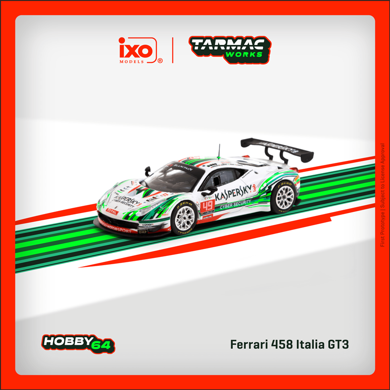 现货|458 Italia GT3 #49 IXO授权产品 TARMAC 1/64 车模型 TW - 图3