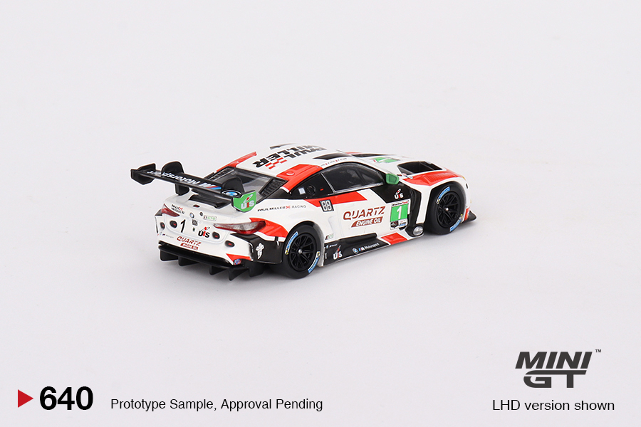 现货|BMW M4 GT3 #1 Paul Miller Racing IMSA MINIGT 1/64车模型 - 图0