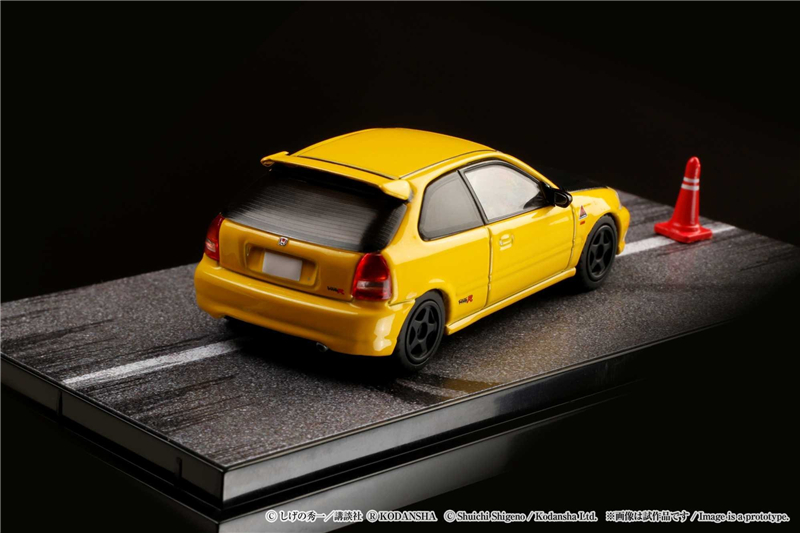 现货|CIVIC EK9 Todo-Juku Tomoyuki Tachi Hobby 1/64本田车模型-图3