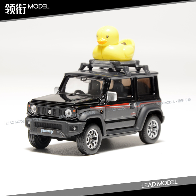 现货|ERA CAR 1/64 Suzuki 铃木 jimny 吉姆尼 小黄鸭 黑车模型 - 图1