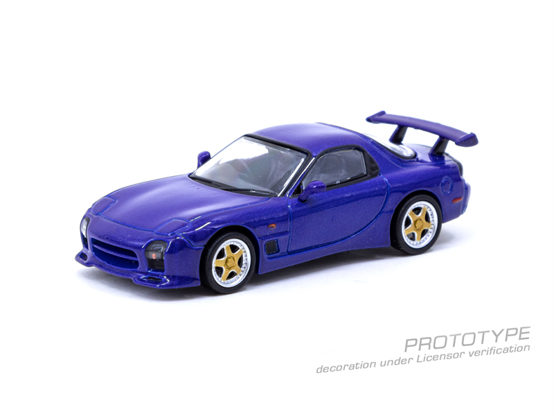 现货-RX-7 FD3S Mazdaspeed A-Spec TARMAC 1/64 TW 马自达车模型 - 图0