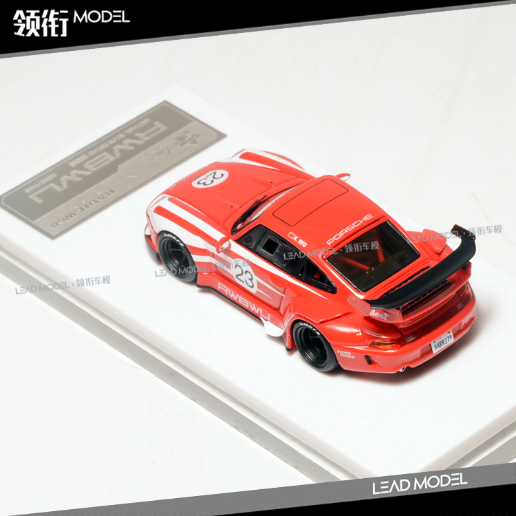 现货|RWB 993 WU 911#23武先生宽体改装版富美 1/64车模型-图3