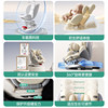 Two-way swivel safety seat that can sit, lie down and sleep