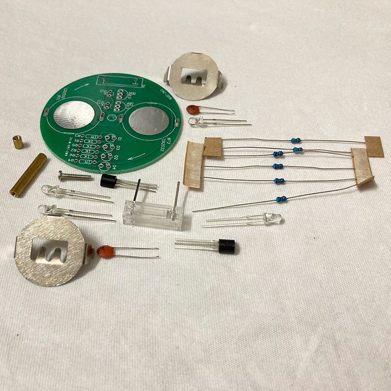 桌面LED旋转陀螺闪烁彩灯diy电子焊接产品套件趣味制作散件ZY-99,淘宝优惠券,粉丝福利购,淘宝优惠卷