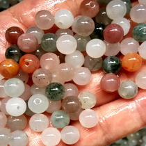 Chicken Blood Jade Guilin Hand Strings Minimalist Natural Hand Beads Woven Jade Jewelry Peelings Bracelet String Accessories of Scattered Beads stock 8MM