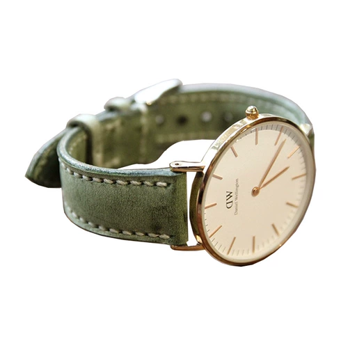 Универсальный импортный кожаный ремешок для часов подходит для мужчин и женщин ручной работы, Италия, из натуральной кожи