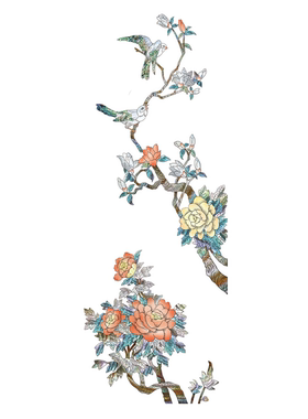 重磅推出上海大盟水移画螺钿贴纸家具衣柜橱柜屏风专享中式禅意