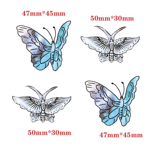 螺钿蝴蝶水移画中国传统古典贝壳贴花贝雕园小向家同款网红可订做-图1