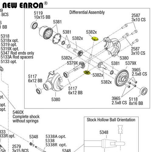 TRAXXAS E REVO GT4-TEC 2.0 大E 13T加硬钢差速卫星小伞齿 5382X - 图2