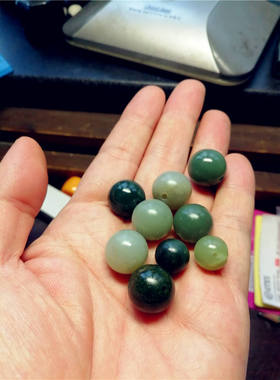 新疆和田玉籽料原珠通货圆珠