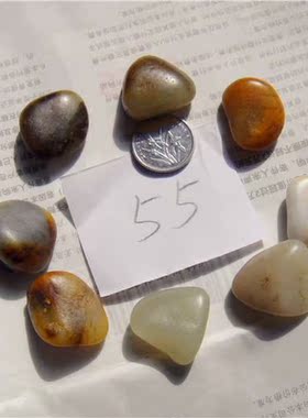 55克新疆和田玉籽料原皮手串籽（颗颗原籽无修，特价）