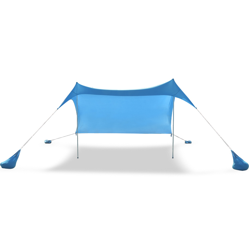 旅行家沙滩帐篷大尺寸莱卡拉绳天幕遮阳户外露营海边钓鱼外贸尾货 - 图3