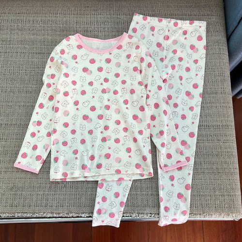 651男女童秋衣秋裤套装长裤长袖打底衫有机精梳棉 90 特价！ - 图3