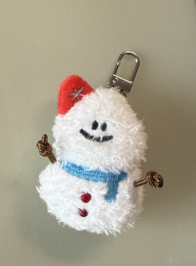 冬日小皮纳｜雪人驯鹿超级mini花生挂饰圣诞新年可爱礼物爬梯商店