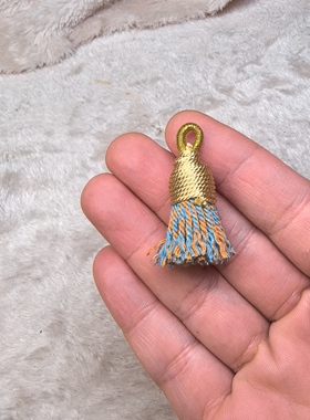 批发小提溜佛珠精品小滴溜手戳棉线小流苏文玩配饰