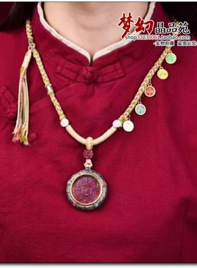 天然朱砂本命佛生肖龙挂件