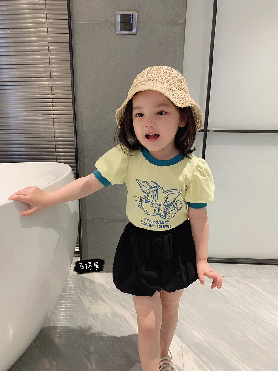 辰辰妈女童夏季 年花苞裤儿童洋气休闲外穿百搭南瓜短裤子 2020 辰辰妈女童夏季 年花苞裤儿童洋气休闲外穿百搭南瓜短裤子 2020