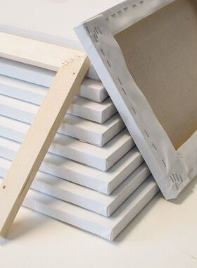 加厚空白丙烯颜料油画框定制
