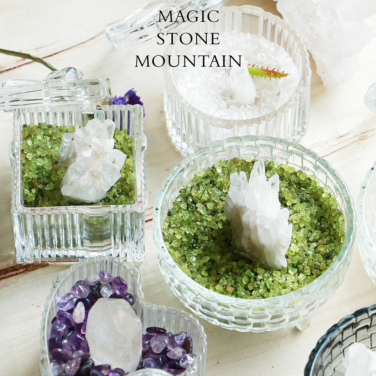 天然白水晶紫水晶粉晶碎石手链消磁石净化消磁罐,淘宝优惠券,粉丝福利购,淘宝优惠卷