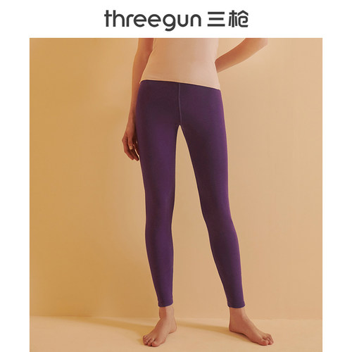 三枪女士保暖裤加厚立绒暖绒长裤加绒加厚基础打底裤秋裤女 - 图0