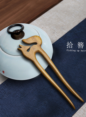 小李子簪子可爱复古木簪子发钗