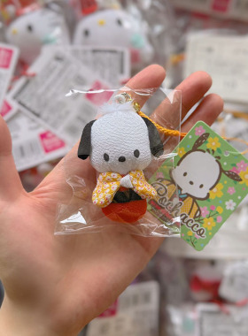 现货日本采购正品三丽鸥Sanrio限定日式和服风kitty铃铛挂件玩偶
