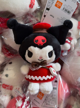 日本正版三丽鸥Sanrio浪漫信封爱情邮差kitty美乐蒂毛绒挂件