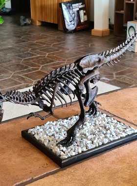 仿真恐龙骨架 考古桌摆件 鱼缸造景摆件 恐龙桌配套3D打印
