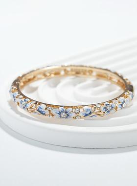 北京景泰蓝手镯女细镂空蝴蝶礼物