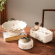 New Chinese style modern minimalist resin multi-function tissue box