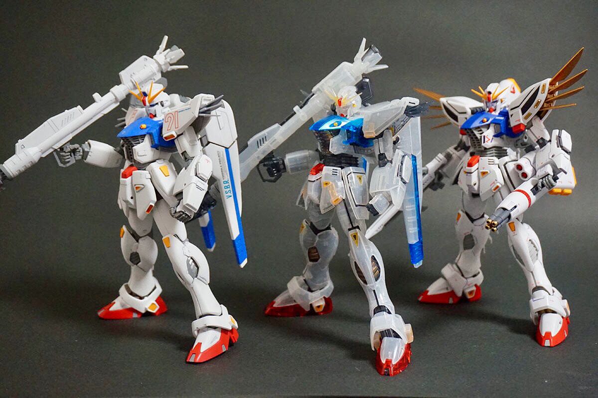 万代模型 PB 限定 MG 拼装 GUNDAM F91 高达 Ver 残影配色 彩透 - 图3