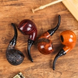 Импортная трубка из бриара, большая мужская трубка с бычьей головкой ручной работы, удобная высококачественная трубка для фильтра из цельного дерева