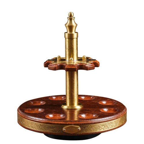 季风 Многоцелевая трубопровода стенда медная ананасовая кожа с твердым деревом вращается восьмиместная трубопровода Творческие ретро аксессуары