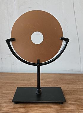 玫瑰金地球仪形五金水晶球支架